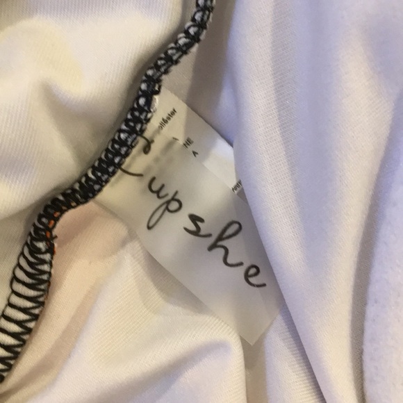 Cupshe orange angel print one piece swimsuit 6 - Picture 6 of 9